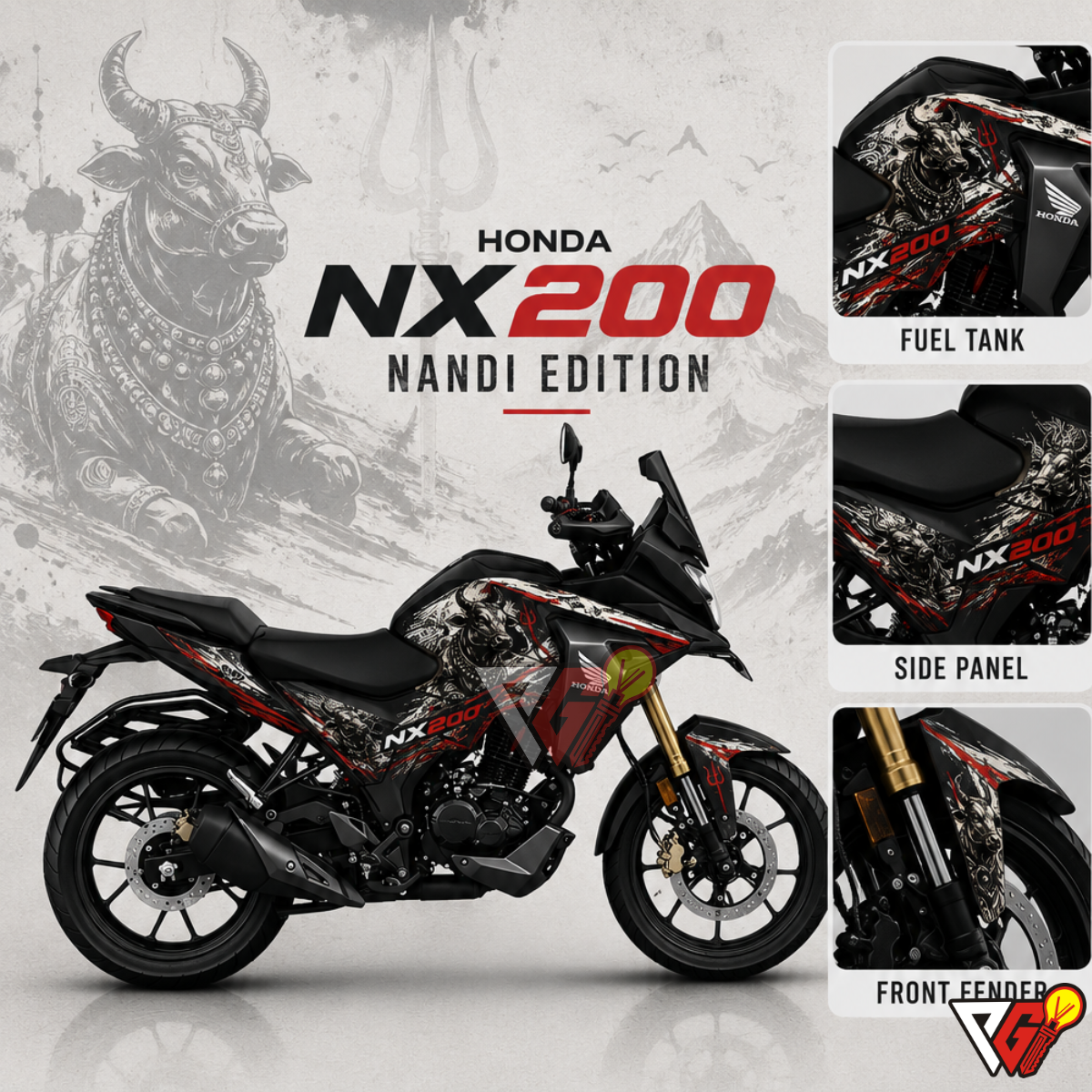 Honda NX200 - Nandi Edition Wrap