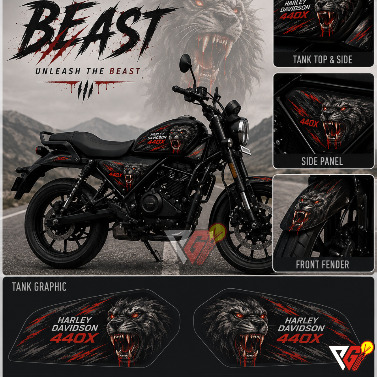 Harley-Davidson X440 - Beast Wrap