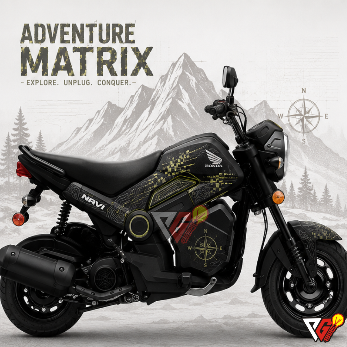 Honda Navi - Adventure Matrix Wrap