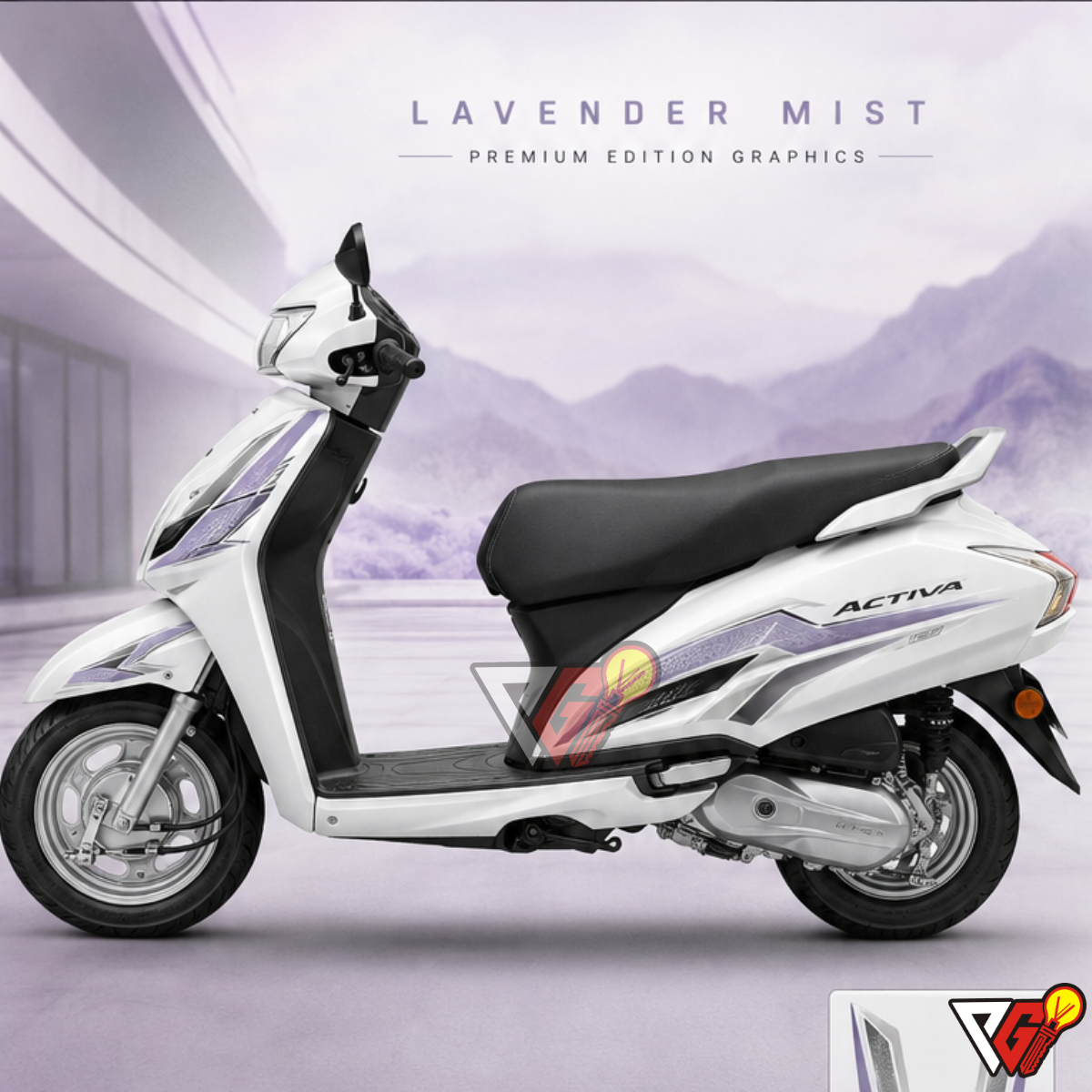 Honda Activa - Lavender Mist Wrap