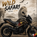 Bajaj Dominar - Wild Safari Wrap