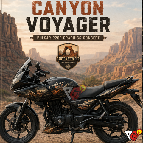 Bajaj Pulsar 220 - Canyon Voyager Wrap