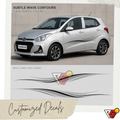 Hyundai Grand i10 - Subtle Wave Contours Decal