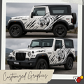 Mahindra Thar - White Tiger Wrap