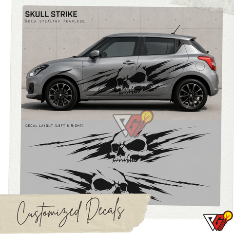 Suzuki Swift - Skull Strike Decal