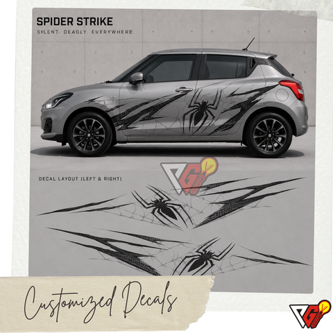 Suzuki Swift - Spider Strike Decal
