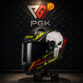 Helmet - Punisher Red Wrap