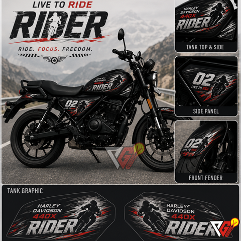 Harley-Davidson X440 - Rider Wrap