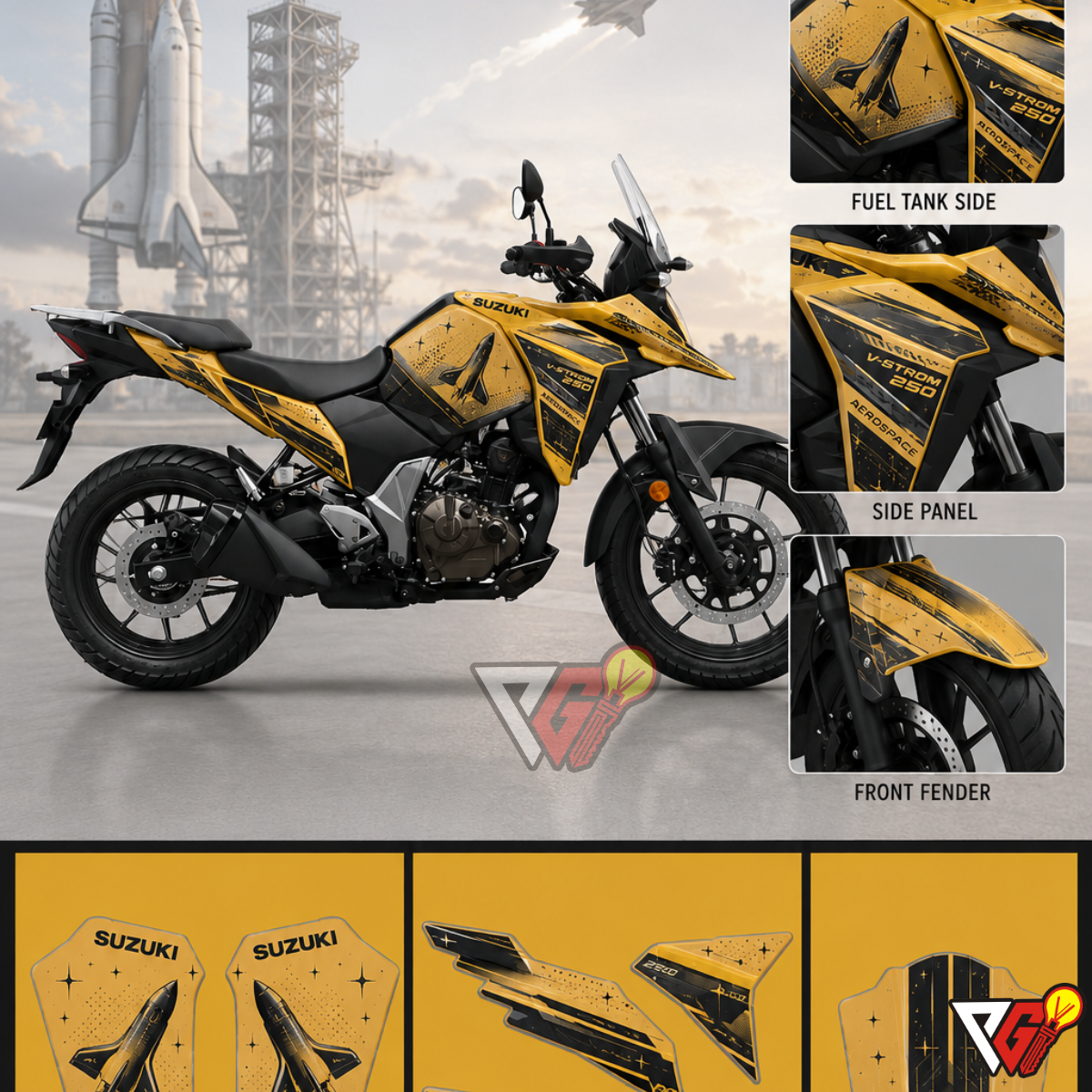 Suzuki V-Strom 250 - Aerospace Wrap