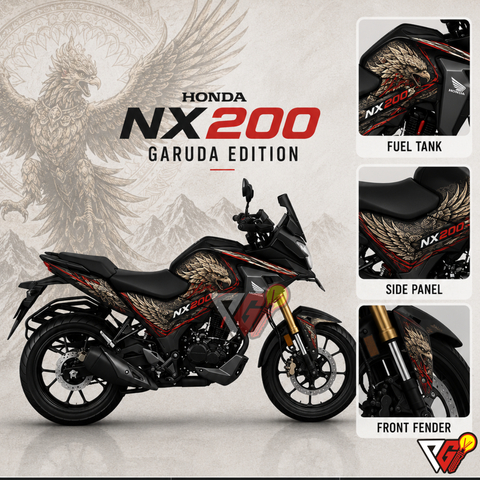 Honda NX200 - Garuda Edition Wrap