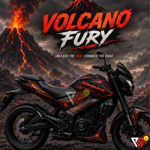 Bajaj Dominar - Volcano Fury Wrap