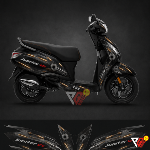 TVS Jupiter 125 - Bullet Casings Wrap