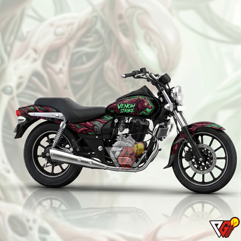 Bajaj Avenger - Venom Strike Wolf Wrap