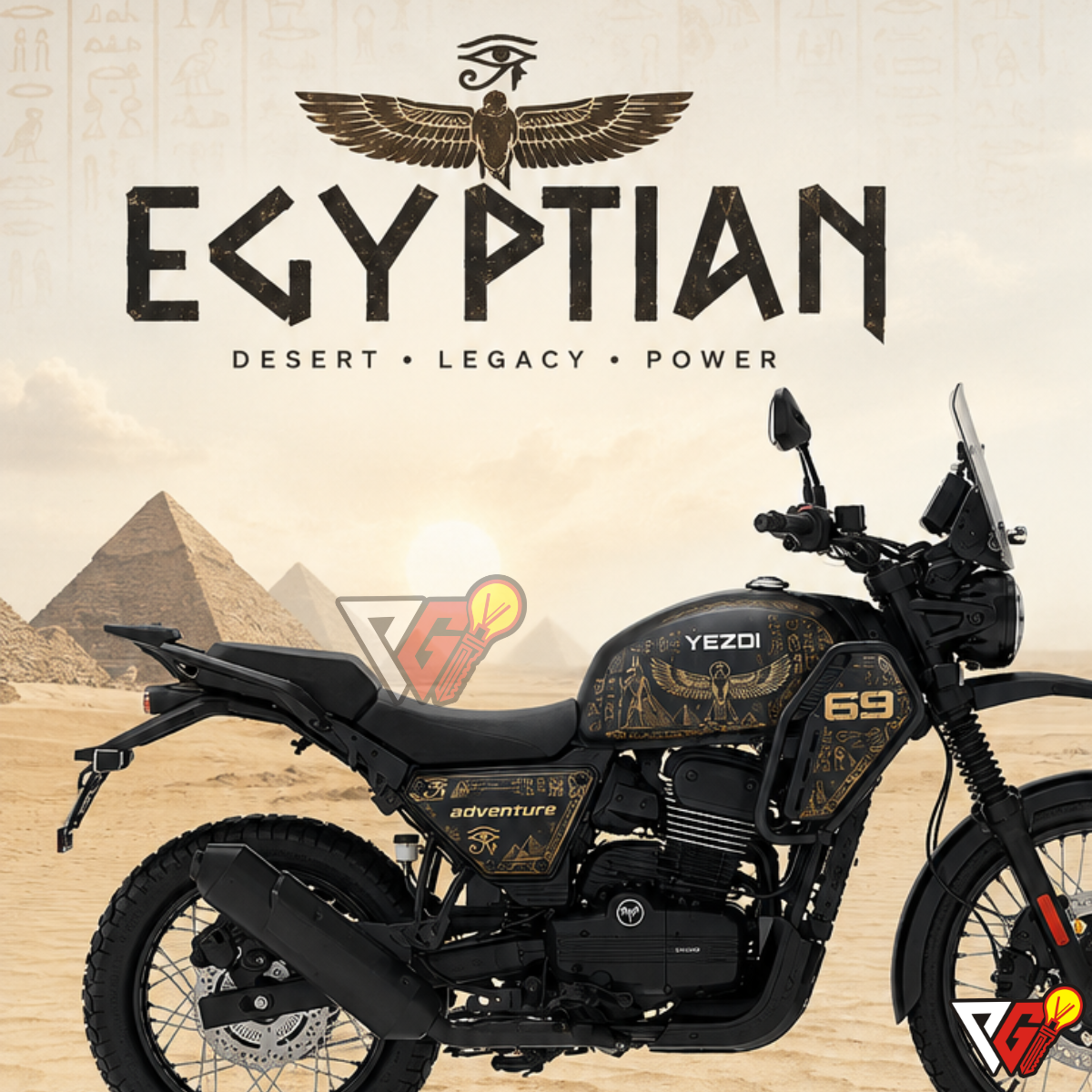 Yezdi Adventure - Egyptian Wrap