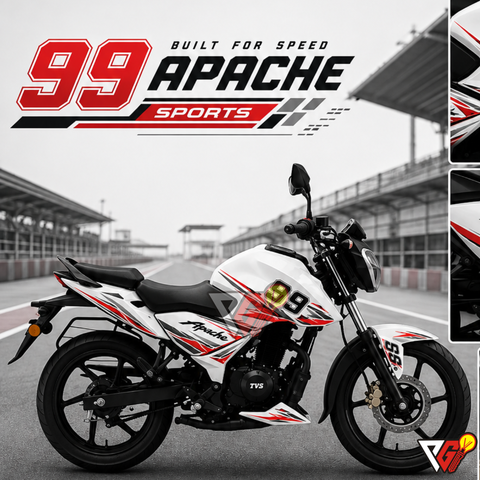 TVS Apache RTR 160 4V - 99 Sports Wrap