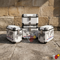 Honda Transalp - World Map Wrap (White)