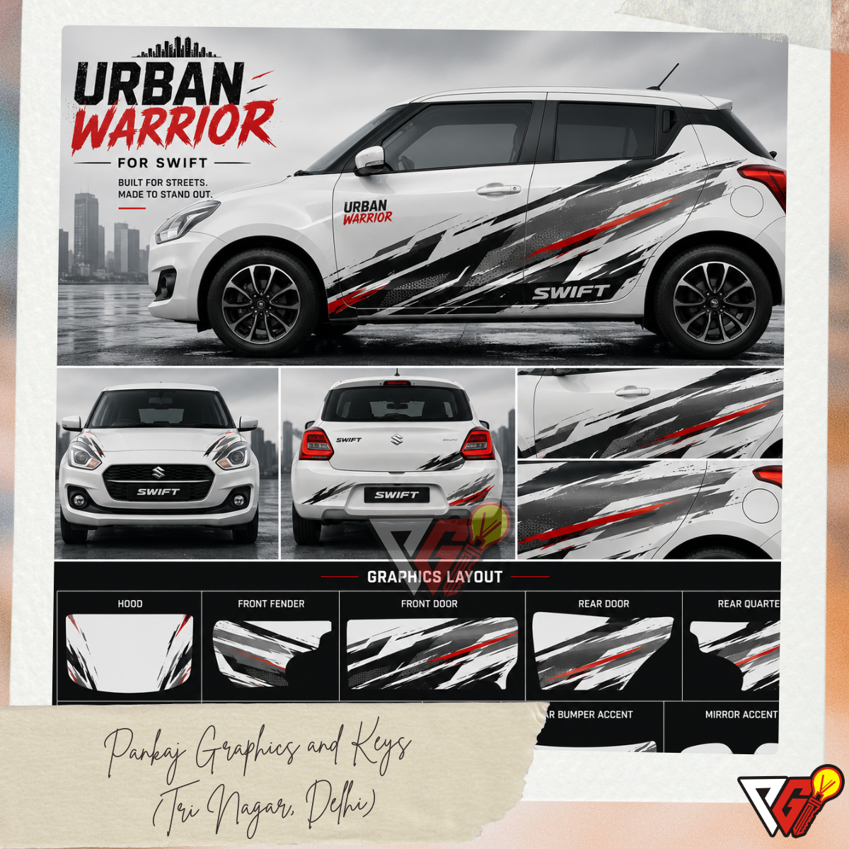 Maruti Suzuki Swift - Urban Warrior Wrap