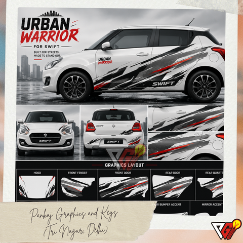Maruti Suzuki Swift - Urban Warrior Wrap