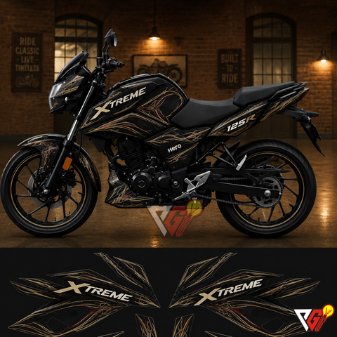 Hero Xtreme 125R - Vintage Pinstripe Wrap