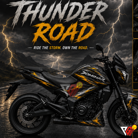 Bajaj Dominar - Thunder Road Wrap