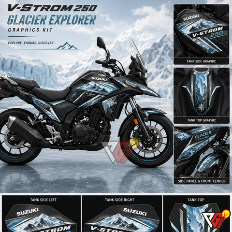 Suzuki V-Strom 250 - Glacier Explorer Wrap