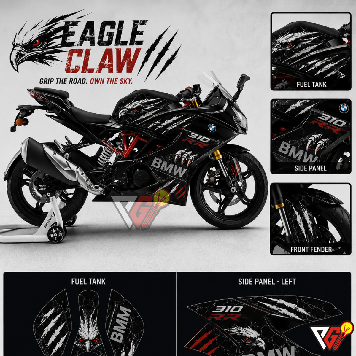 BMW RR310 - Eagle Claw Wrap