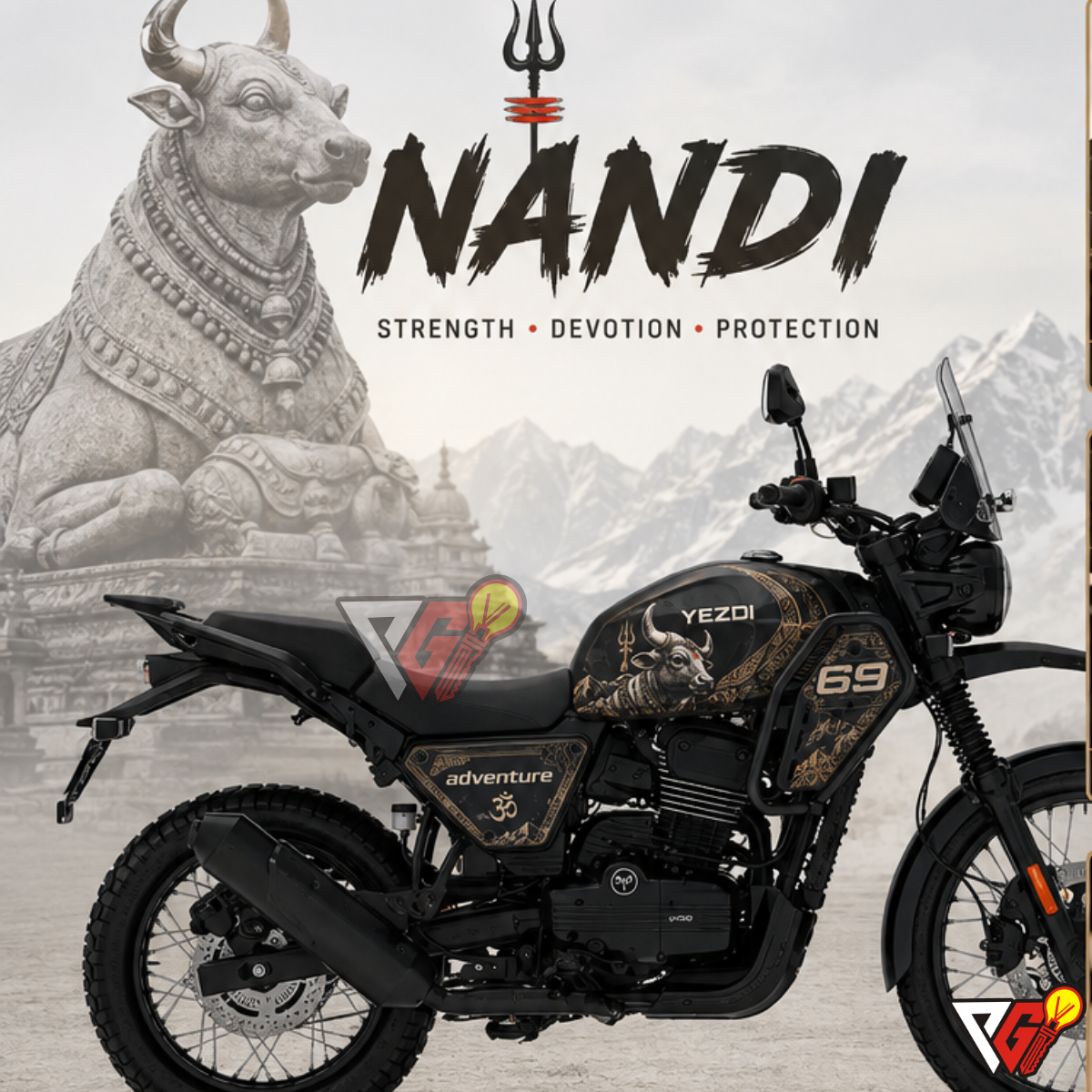 Yezdi Adventure - Nandi Wrap