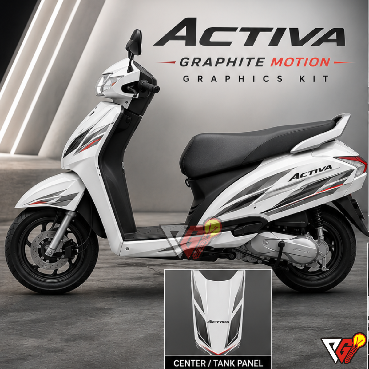Honda Activa - Graphite Motion Wrap