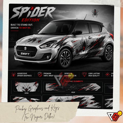 Maruti Suzuki Swift - Spider Edition Wrap