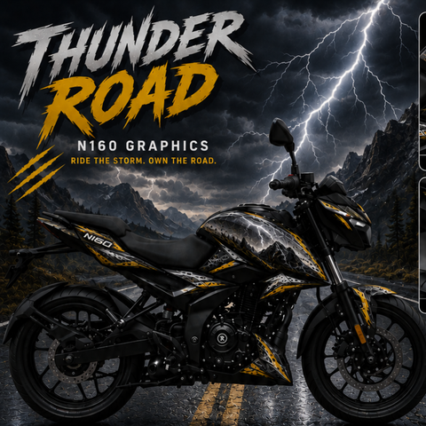 Bajaj Pulsar N160 - Thunder Road Wrap