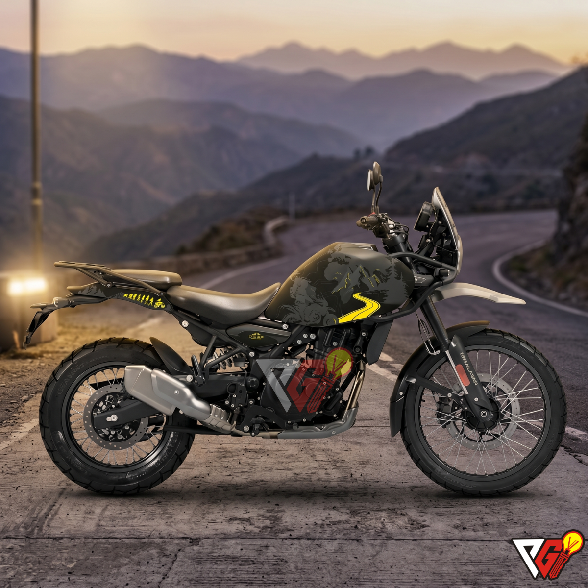 Royal Enfield Himalayan 450 - Olive Strike Wrap