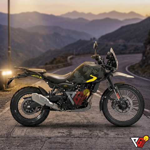 Royal Enfield Himalayan 450 - Olive Strike Wrap