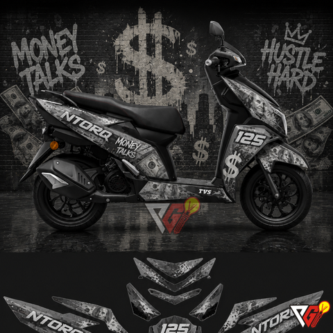 TVS Ntorq 125 - Money Talks Wrap