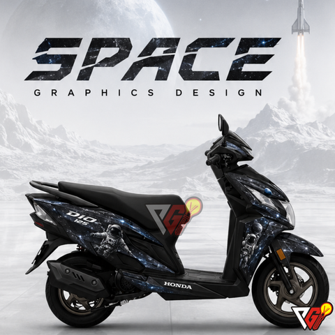 Honda Dio - Space Wrap