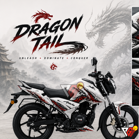 TVS Apache RTR 160 4V - Dragon Tail Wrap