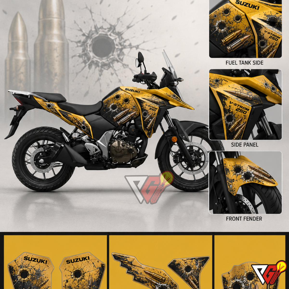 Suzuki V-Strom 250 - Bullet Shots Wrap