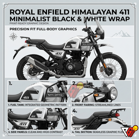 Royal Enfield Himalayan 411 - Minimalist Wrap