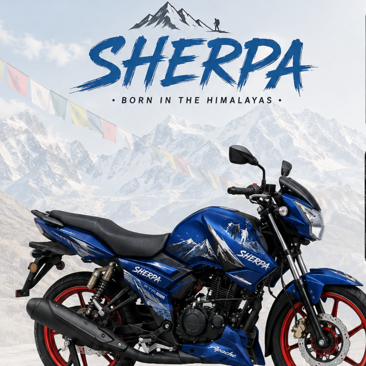TVS Apache RTR 160 - Sherpa Wrap