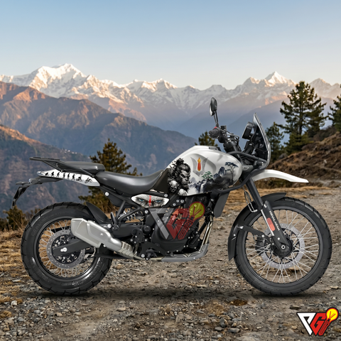 Royal Enfield Himalayan 450 - White Warrior Wrap