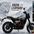 Royal Enfield Guerrilla 450 - Snow Leopard Wrap