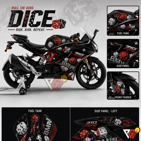 BMW RR310 - Dice Wrap