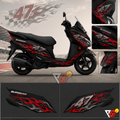 Suzuki Burgman Street EX - Racing Flame Wrap