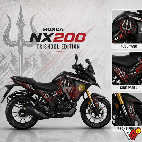 Honda NX200 - Trishool Edition Wrap