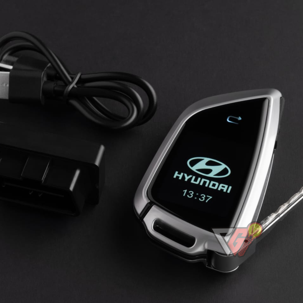 Keydroid Blade Flip Smart Key - Hyundai