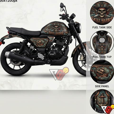 TVS Ronin - Skull Harbor Wrap