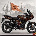 Bajaj Pulsar 220 - Mahakal Wrap