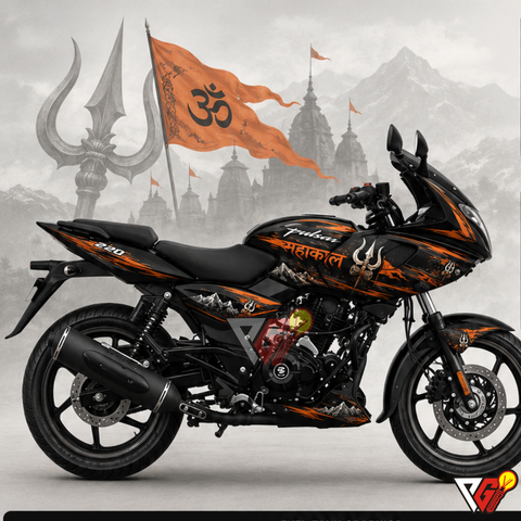 Bajaj Pulsar 220 - Mahakal Wrap