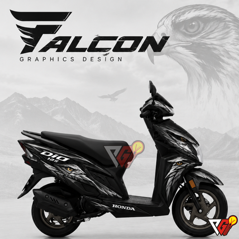 Honda Dio - Falcon Wrap