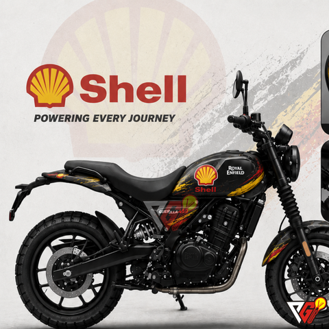 Royal Enfield Guerrilla 450 - Racing Fuel Wrap