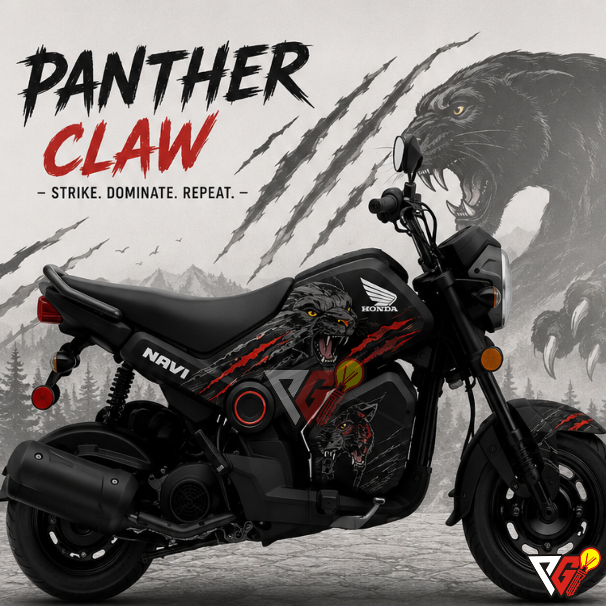Honda Navi - Panther Claw Wrap